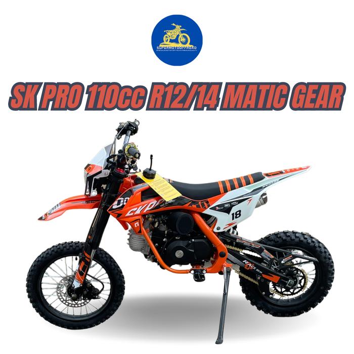 Jual Motor Trail Mini SK PRO 110cc R12/14 MATIC GEAR Motor Mini