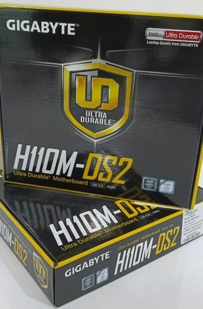 Gambar Motherboard GIGABYTE GA-H110M-DS2 LGA 1151 DDR4 B150 H110 Z170 Z270 dari isComputer Yogyakarta undefined Tokopedia
