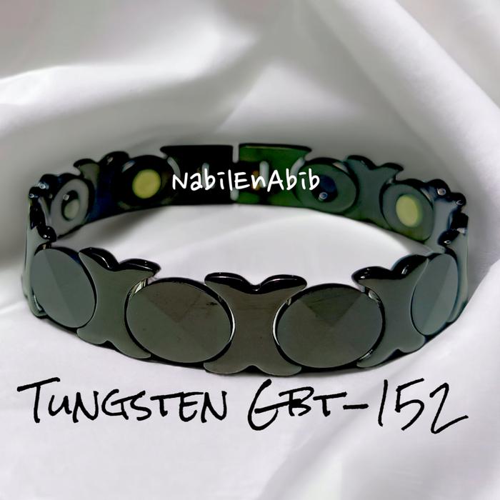 Gambar Gelang Terapi Magnet Kesehatan Tungsten Bio-G - Premium Edition - Top - GBT-152 dari Nabil en Abib undefined Tokopedia