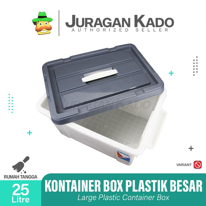 Jual CONTAINER BOX KONTAINER BOX TEMPAT PENYIMPANAN BARANG UKURAN 25 ...