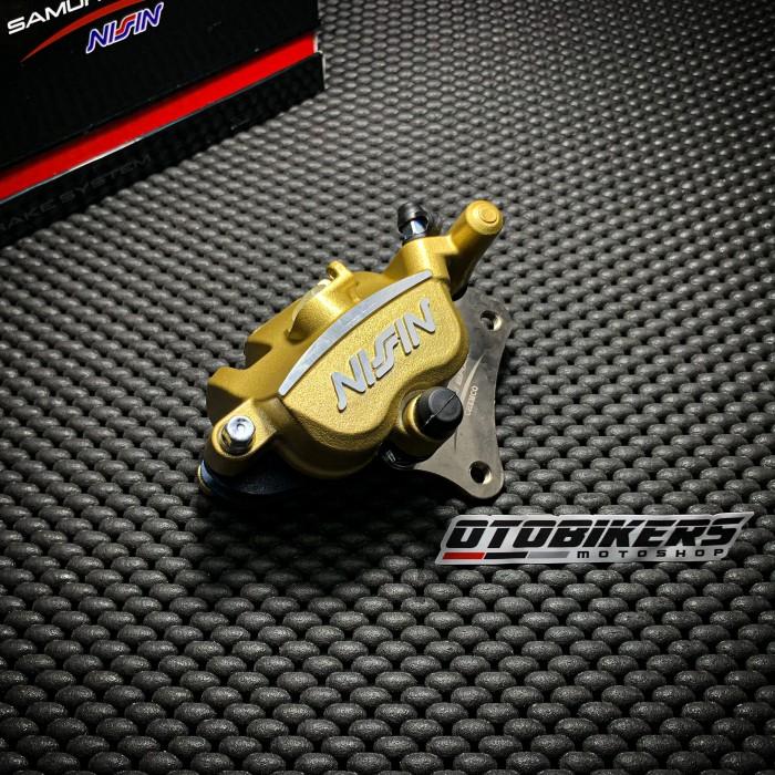 Gambar KALIPER NISSIN SAMURAI 2P 2 PISTON NINJA R SS RR 150 DEPAN / BELAKANG - Biru dari OB JATENG undefined Tokopedia