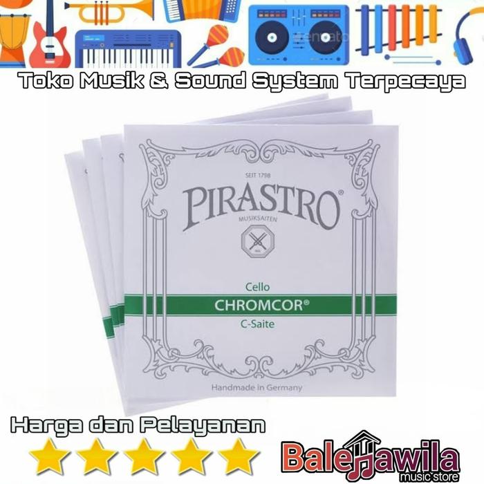 Gambar Premium Senar celo selo Cello Pirastro Chromcor 1 Set Original dari TOKO MUSIK LENGKAP undefined Tokopedia