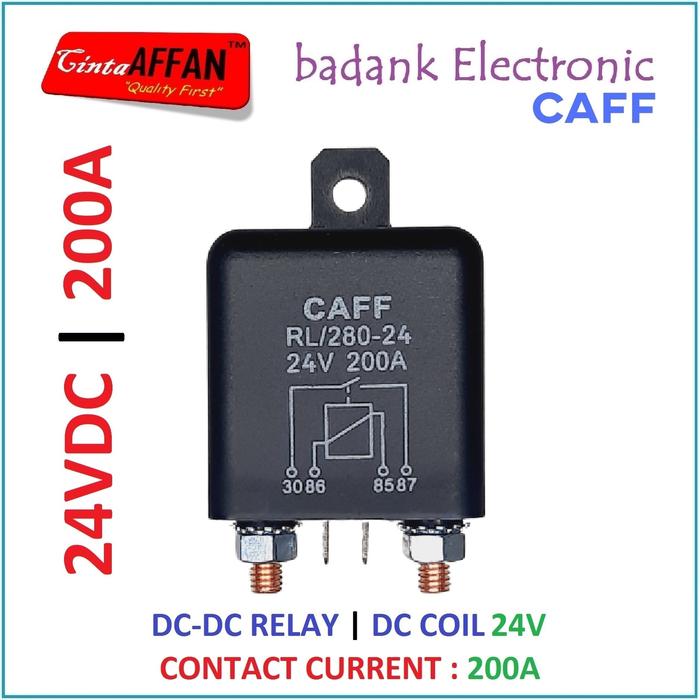 Gambar COIL 24V DC-DC Relay 200A Automotive Heavy Duty High Current Starting dari badank Electronic undefined Tokopedia