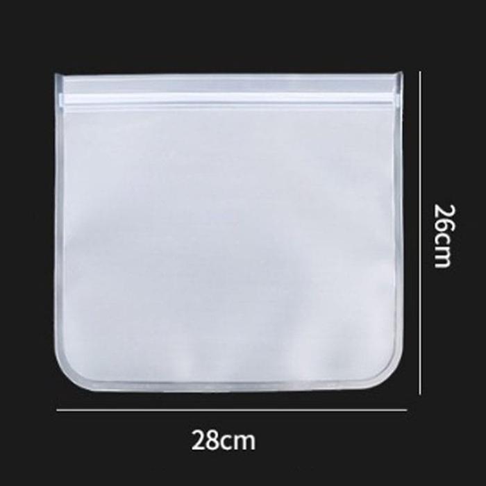 Gambar OPPOLIA Reusable Silicone Bags Food Storage Freezer Bag Zip Lock - XXL dari Oppolia undefined Tokopedia