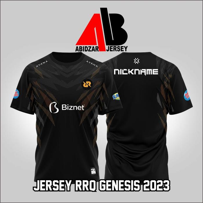 Gambar JERSEY RRQ GENESIS VALORANT 2023 TERBARU - S dari Abidzar Jersey undefined Tokopedia