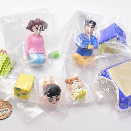 Gambar Set 6 figure - Crayon Shinchan Nohara Family danran kotatsu Gashapon - new sealed dari Bos Jastip undefined Tokopedia