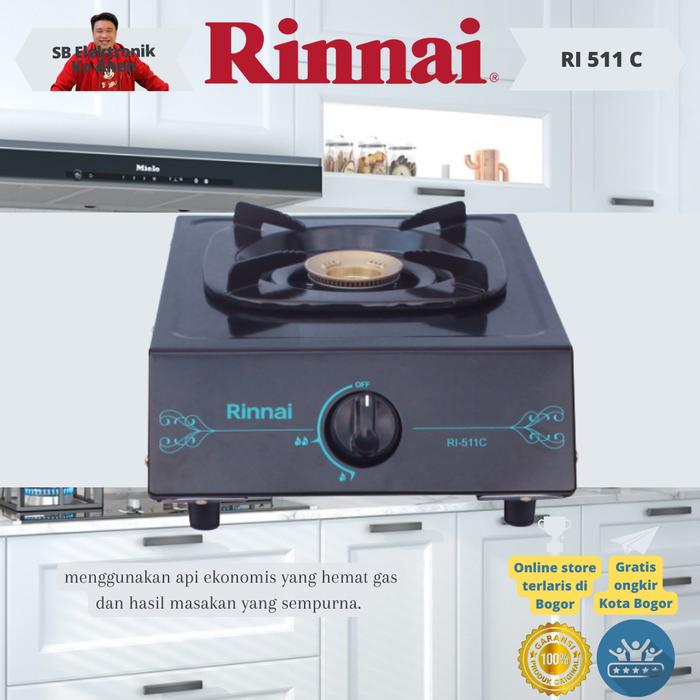 Gambar Rinnai Kompor gas 1 Tungku – RI511C dari T.W SHOP ELEKTRONIK undefined Tokopedia