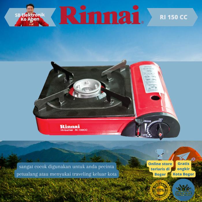 Jual KOMPOR GAS RINNAI RI-150 CC KOMPOR PORTABLE - Kota Bogor - T.w Shop |  Tokopedia
