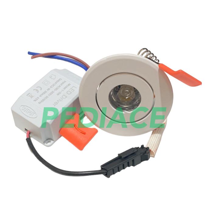 Gambar Lampu LED Spotlight Sorot 1 Watt MIYALUX Cabinet Light Warm White dari Pediace undefined Tokopedia