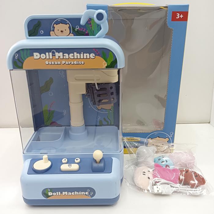 Gambar Mainan Mesin Capit Boneka/Mainan Claw Game/Mini Doll - Biru Muda dari Mega Toys Id undefined Tokopedia