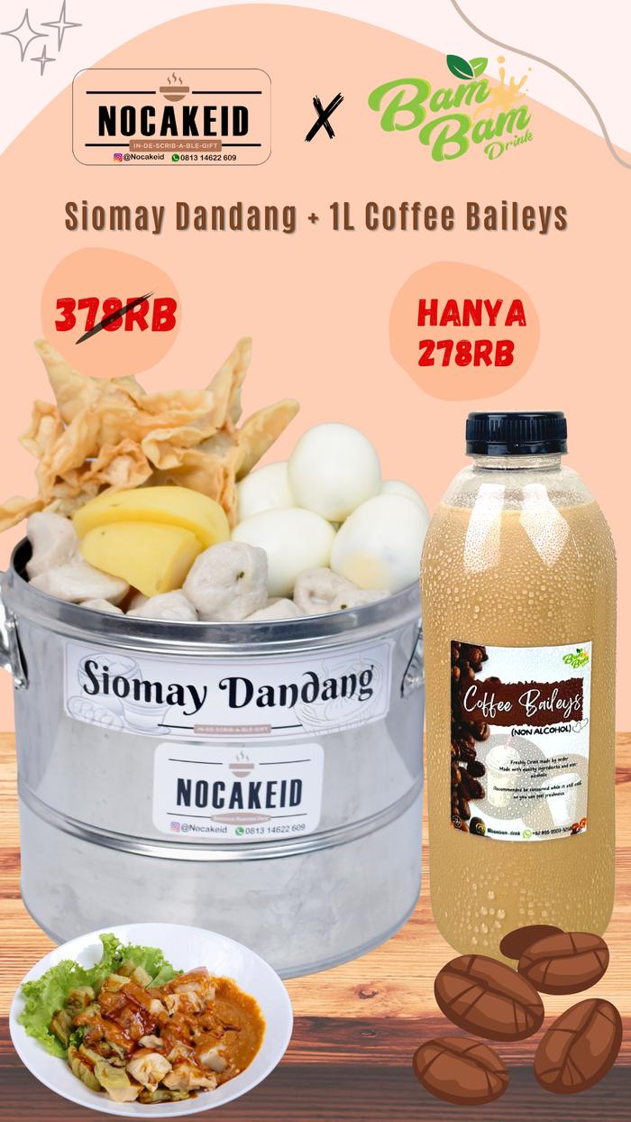 Gambar hampers package NOCAKE X BAMBAM BAKSO SIOMAY MIE AYAM DANDANG DIMSUM - siomay dandang, strawberry sqh dari Nocakeid Jakarta undefined Tokopedia