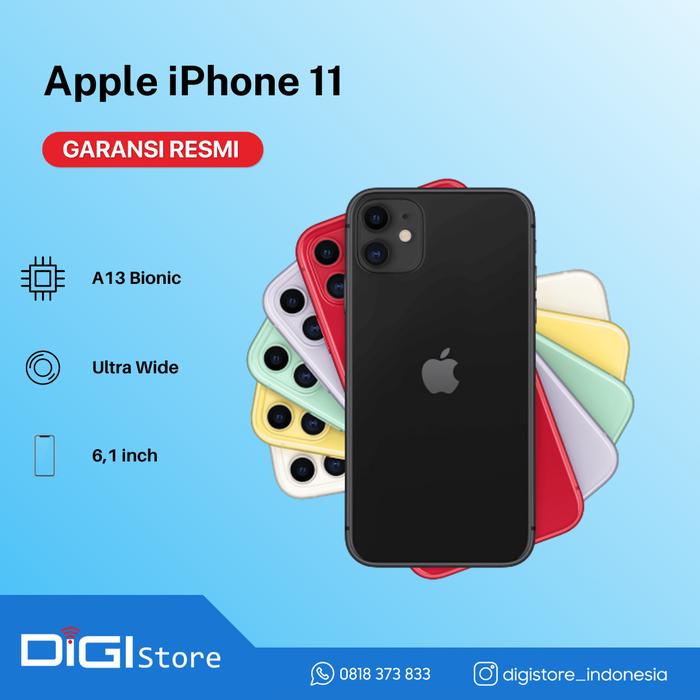 Gambar Apple iPhone 11 Garansi Resmi - 64GB, White dari DiGi Store Indonesia undefined Tokopedia