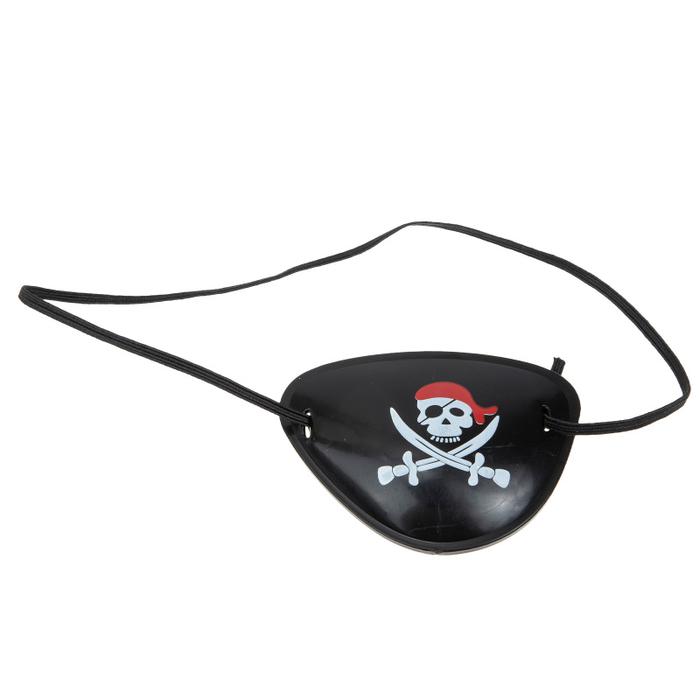 Gambar mata satu  bajak laut eye patch pirates - 1 eye patch dari PUSAT TOPENG undefined Tokopedia