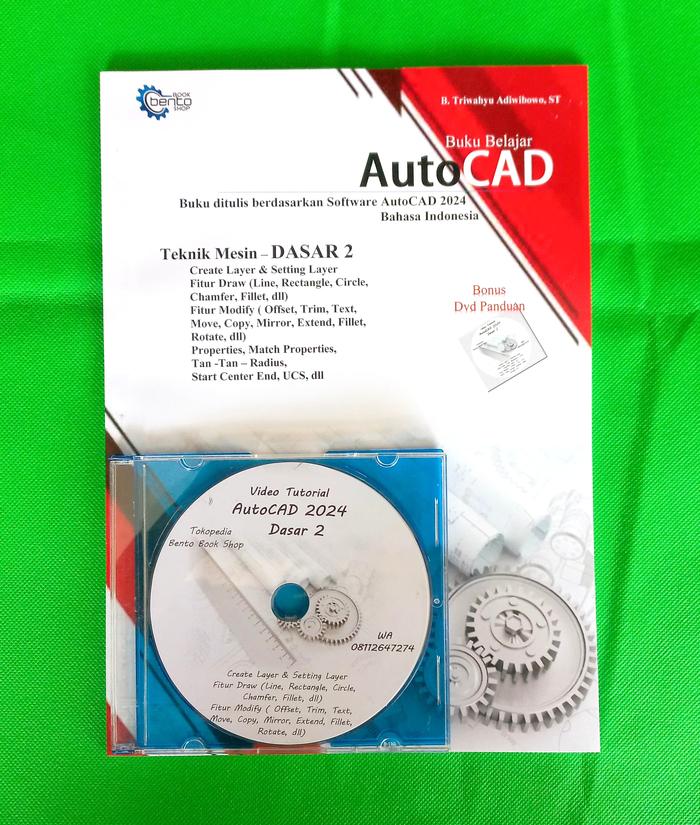 Jual Buku AutoCAD 2024 Dasar 2 + Dvd Tutorial - Kota Surakarta - BENTO ...