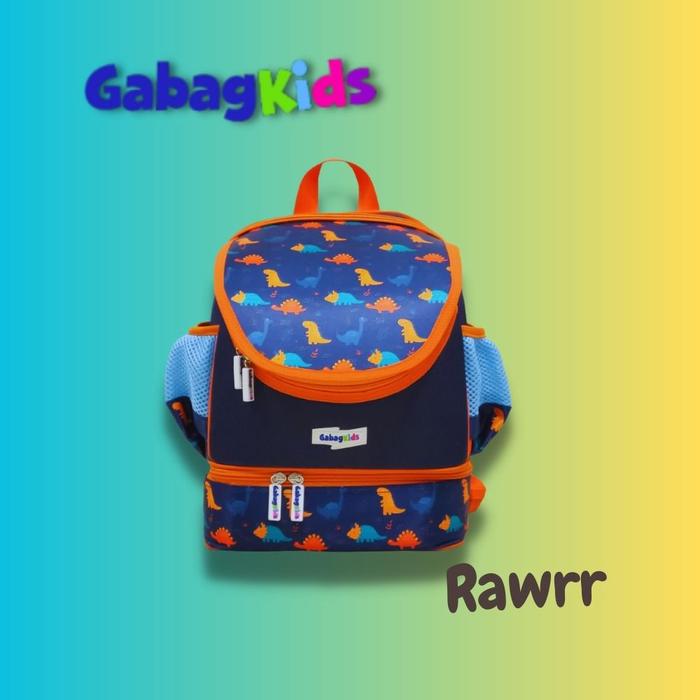 Gambar GABAG Kids Lunch Backpack Tas Sekolah anak Tas Bekal Anak Thermal Bag - Rawr dari GabaG Kids Official Shop undefined Tokopedia