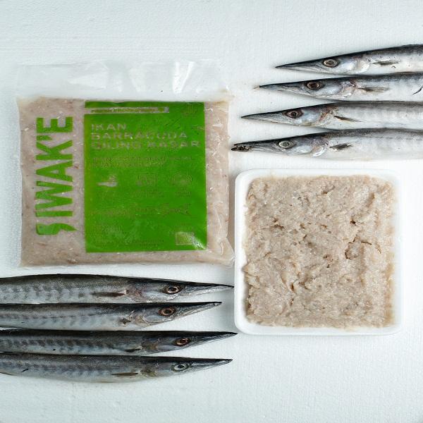 Gambar IKAN GILING KASAR 1KG BARAKUDA KACANG-KACANG ALU-ALU MINCED FISH - GILING KASAR dari LATTEBLESS undefined Tokopedia