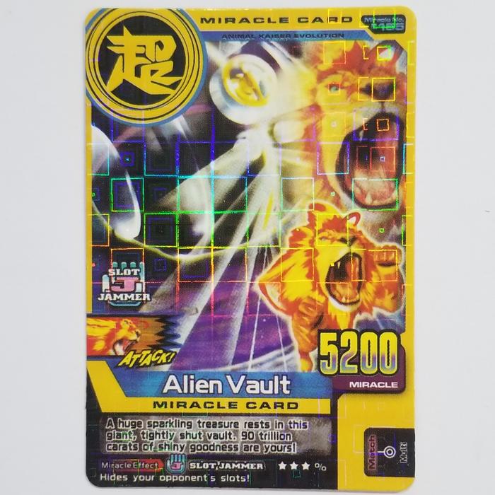 Gambar Kartu Animal Kaiser Miracle Card Alien Vault Alien Egg Gold KW Eng - Alien Vault dari Anime Murah undefined Tokopedia