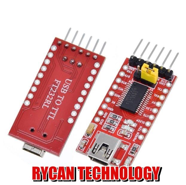 Gambar FTDI FT232RL 232 USB TO TTL FT232 SERIAL CONVERTER dari Rycan Technology undefined Tokopedia