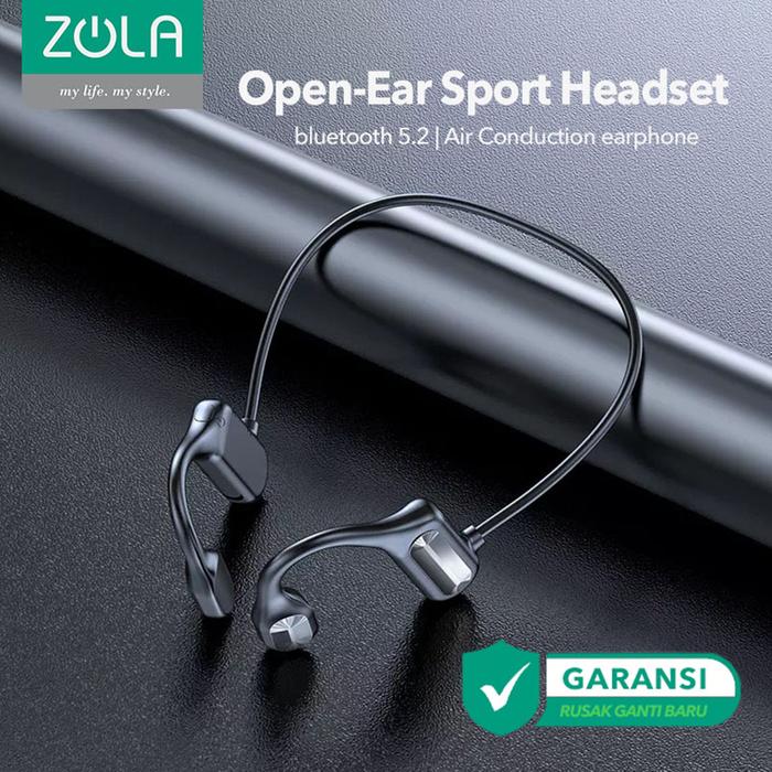 Gambar Zola Open Ear Bone Conduction Headset Wireless Earphone TWS Headphone - Bluetooth 5.2 dari Zola Indonesia undefined Tokopedia