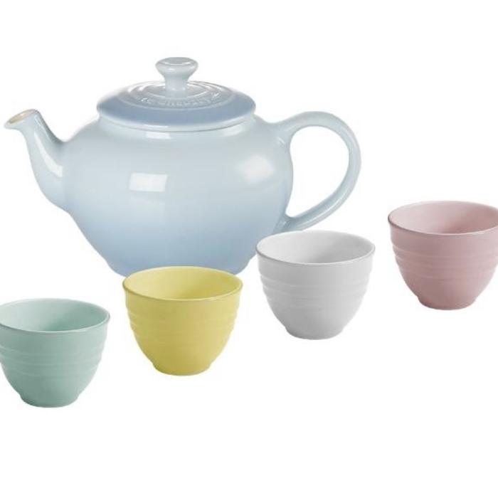 Gambar Le creuset SORBET COLLECTION - Teapot+cups dari Celiebox undefined Tokopedia
