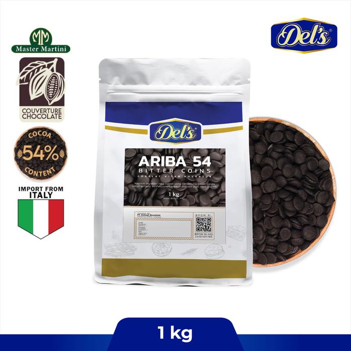 Gambar Ariba Dark Chocolate 54% 1kg Coin - Coklat Kovertur Koin 1KG dari Delsrecipes by Delisari undefined Tokopedia