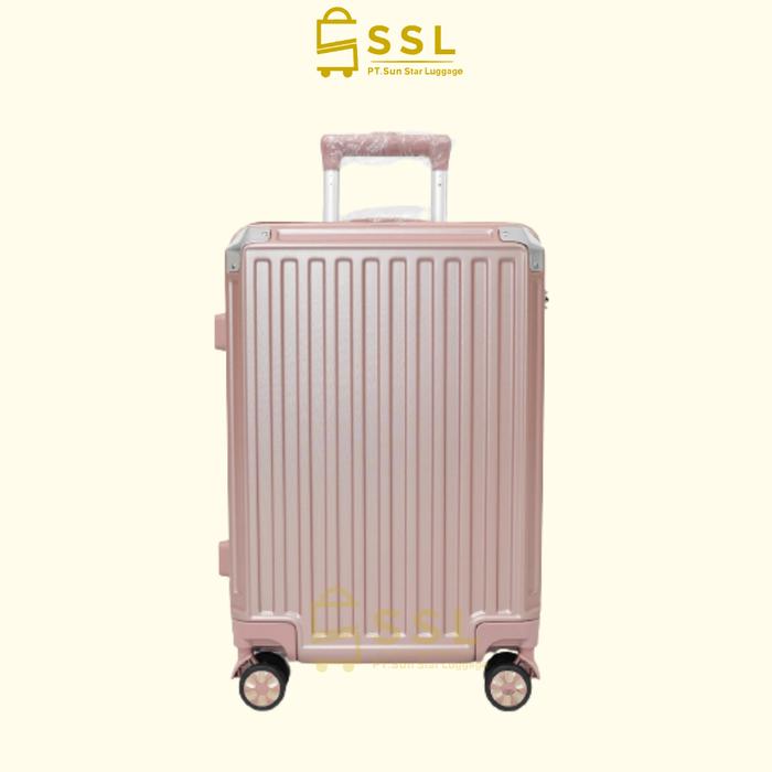 Gambar Koper Kabin 20 Inch Koper Bagasi 24 Inch / Kunci Anti Maling - Rosegold, 20" dari Koper Nusantara Balikpapan undefined Tokopedia