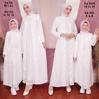 Gambar CHIANOZ Gamis Putih Anak Couple Mewah Wilona Dress Renda 901 900 - Putih, 6 dari CHIANOZ Muslim Official Shop undefined Tokopedia