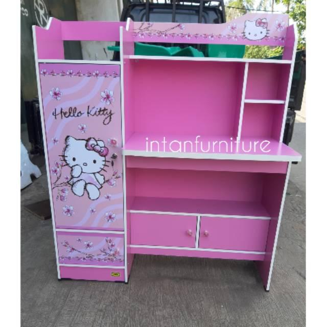 Gambar MEJA BELAJAR KARAKTER MEJA SEKOLAH MEJA WARNET MEJA KERJA MEJA NGAJI - hello Kitty dari STOREMAJASARI undefined Tokopedia