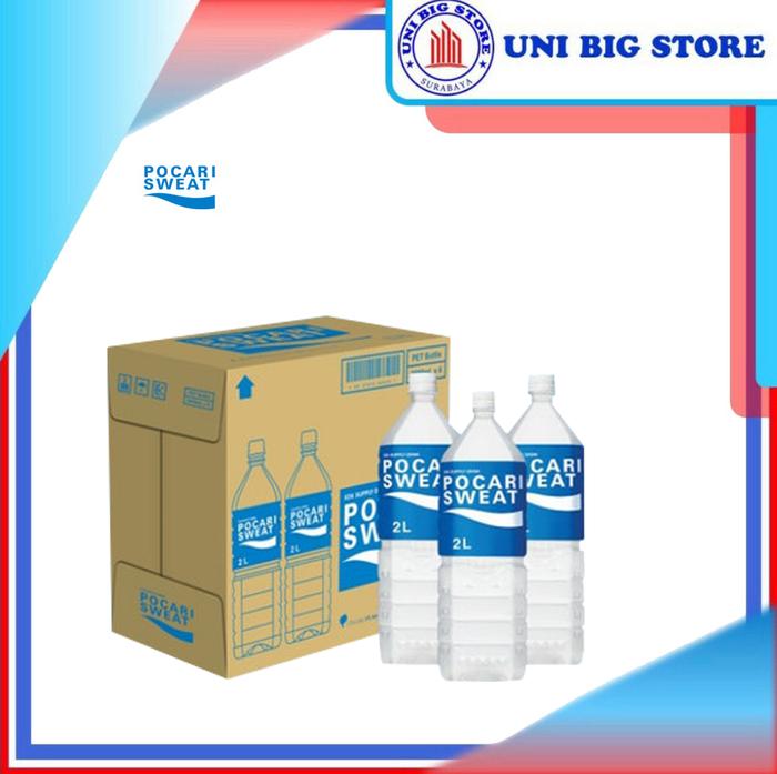 Gambar Pocari Sweat Drink 2000 mL 2 Liter x 6 Botol DUS Ion Supply Drink dari Uni Big Store undefined Tokopedia