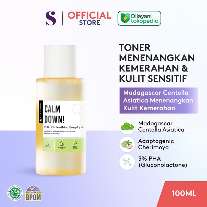 Gambar [DT] SOMETHINC Calm Down! PHA 3% Soothing Everyday Toner - 100ml dari Somethinc undefined Tokopedia