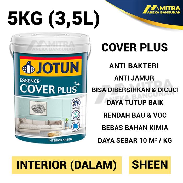 Gambar CAT TEMBOK JOTUN INTERIOR EXTERIOR - WARNA COCOA BROWN 2548 / COKLAT - COVER PLUS dari Mitra Paints undefined Tokopedia