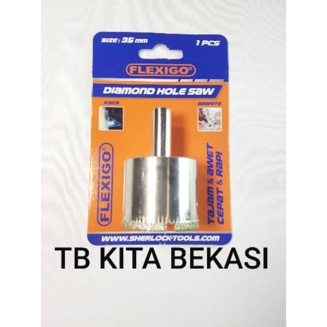 Gambar MATA BOR KACA FLEXIGO 36 MM / MATA BOR GRANITE FLEXIGO 36 MM /MATA BOR dari Toko Kita Bekasi undefined Tokopedia