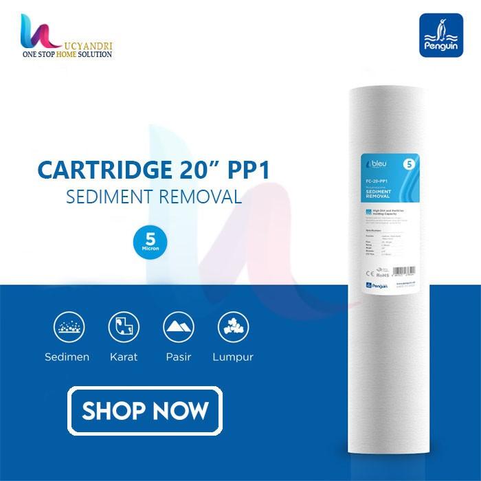 Gambar Paket Catridge 20 Penguin PP + CTO + GAC Filter Kotoran Air PREMIUM - 5 Micron, Packing Standar dari Lucyandri Official undefined Tokopedia