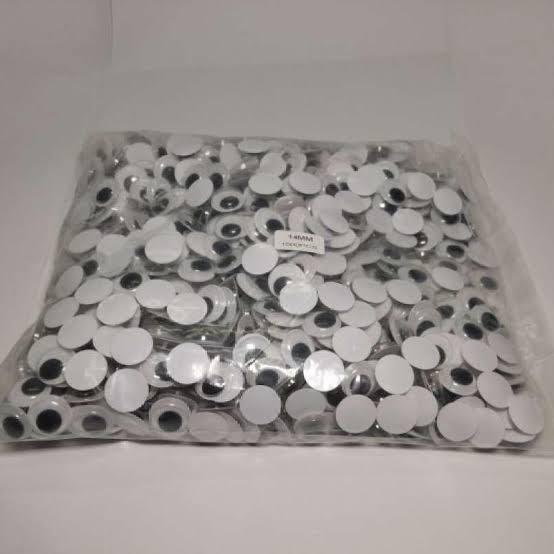 Gambar GROSIR 100 PCS GOOGLY EYES MATA BONEKA BAHAN PRAKARYA - 28mm dari ATK BERTUAH STATIONERY undefined Tokopedia