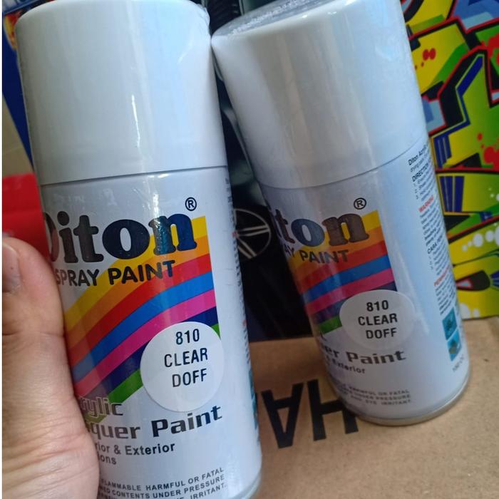 Gambar DITON Cat Semprot Pilox 810 CLEAR DOFF 150cc (PERNIS DOFF DOP) BENING dari HONGLAI SHOP undefined Tokopedia