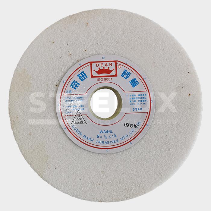 Gambar Batu Gerinda 200 x 12.7 x 32 / 300 x 25 x 127 / 350 x 40 x 127 #46 Dean WA46L Putih White 200mm 300mm 350mm 8" 12" 14" Inci In Inch 200x12.7x32 300x25x127 350x40x127 WA46 L Asah Poles Grinding Wheel Gurinda Grinda Duduk - 200mm dari Steelux Mould Accessories undefined Tokopedia