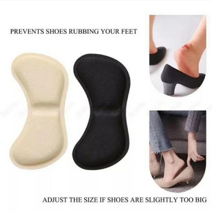 Gambar 1 Pasang Insole Sepatu Wanita Kebesaran Alas tumit Anti Lecet Sol untuk Kaki Bantalan Dalam High Heels - Untuk Tumit, Hitam dari Insole & More undefined Tokopedia