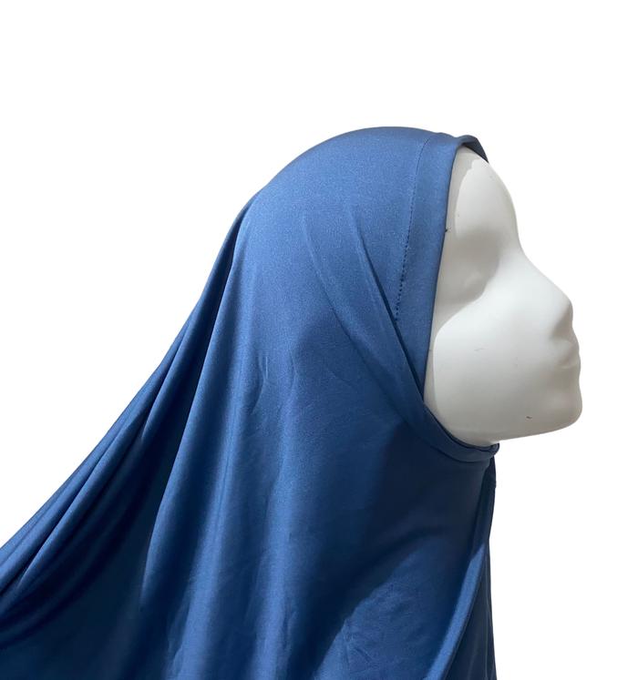 Gambar Hijab Segitiga Instan Jersey Premium - denim dari MtizFactory undefined Tokopedia