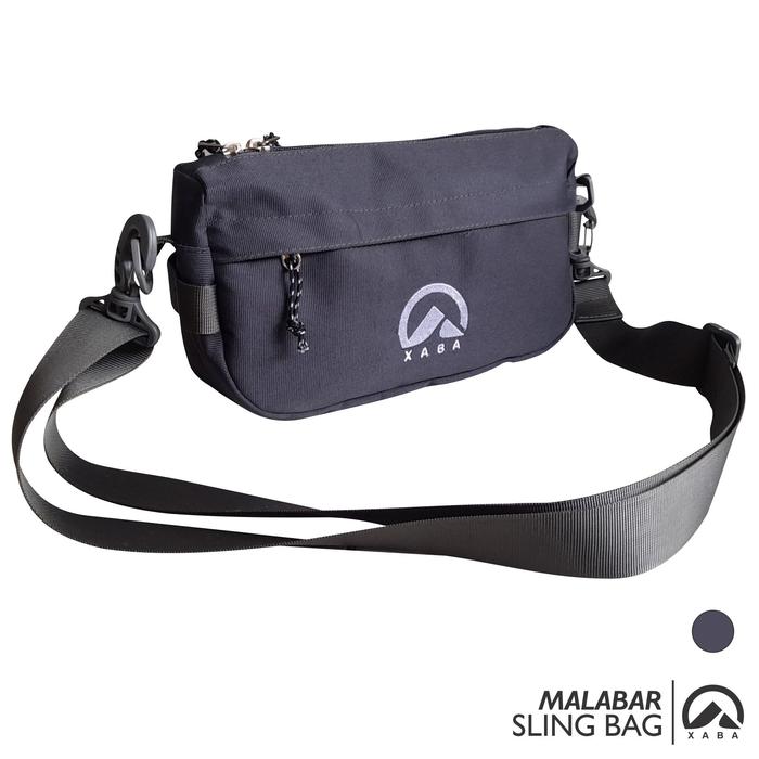 Gambar XABA Waist Bag Malabar - Sling Bag - Tas Selempang - Tas Pinggang - Gray dari XABA undefined Tokopedia