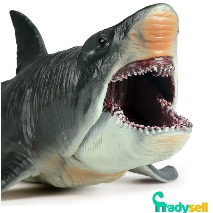 Gambar Mainan Ikan Hiu Megalodon / Figure Megalodon dari Kiddot Toys undefined Tokopedia