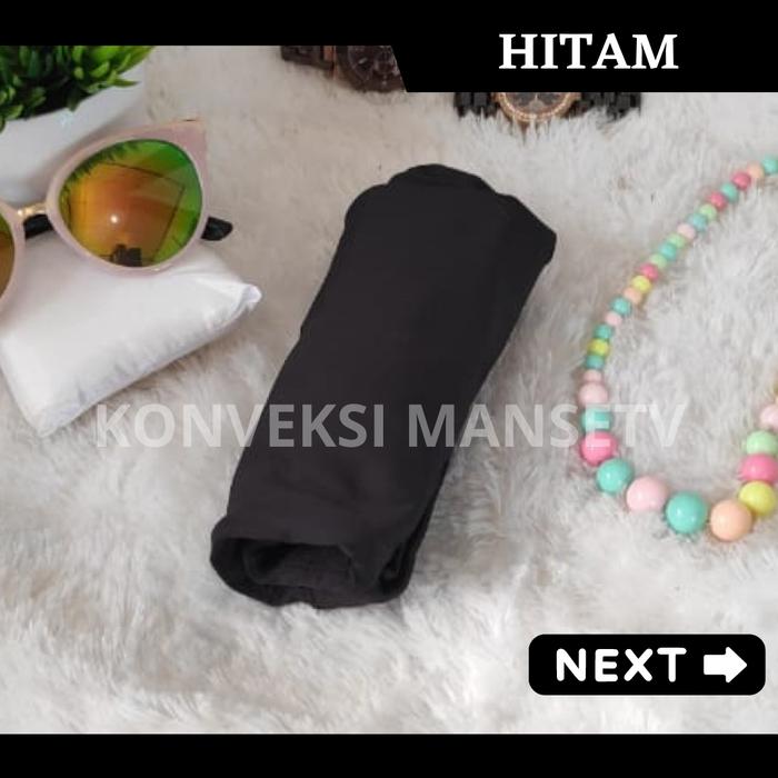 Gambar Manset Yukensi Rayon Premium Standar Allsize Lembut Melar Nyaman Panjang Untuk Remaja Wanita Putih Hitam - Hitam, M dari Konveksi Manset undefined Tokopedia