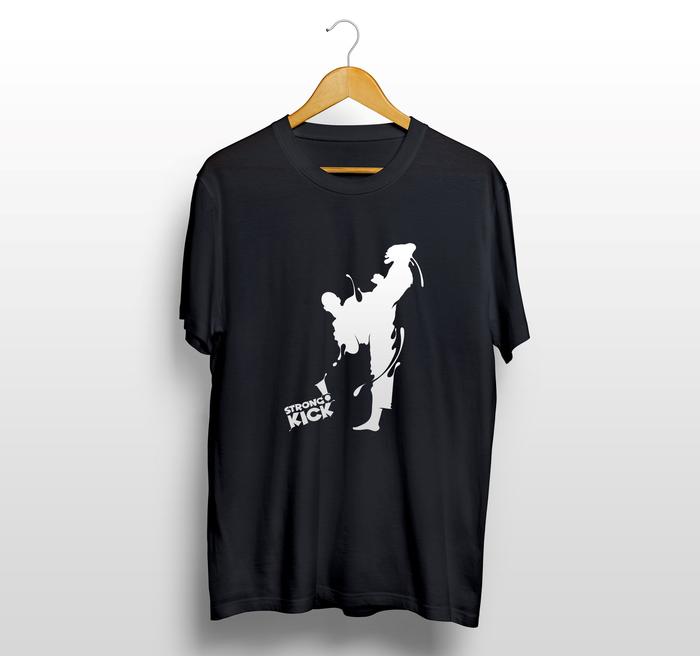 Gambar Kaos Distro Olahraga Martial Arts Taekwondo Strong Kick Original Keren - Hitam, L dari Abi Kiya Store undefined Tokopedia