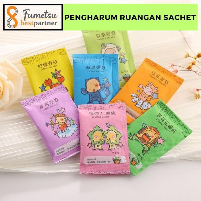 Gambar Pengharum Ruangan Sachet / Pewangi Ruangan Mini Serbaguna per pcs dari Fumetsu Berkat Indonesia undefined Tokopedia