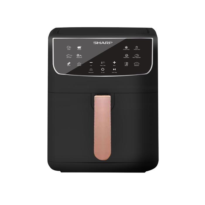 Gambar Sharp Air Fryer KF-DP55BK/BL Rapid Air System - Hitam dari Sharp Official Store Tangerang undefined Tokopedia