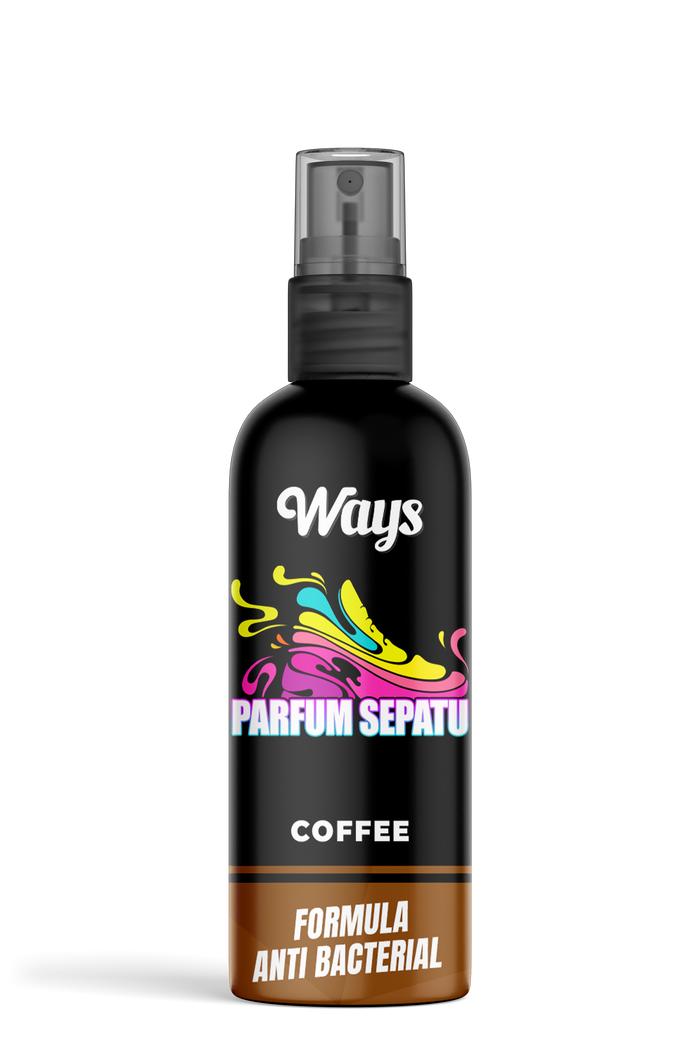 Gambar WAYS Parfum Sepatu Helm Anti Bau & Bakteri Spray Pengharum Pewangi - coffee dari WAYS ID undefined Tokopedia