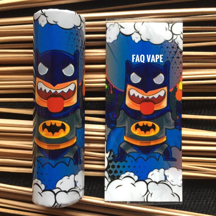 Gambar Wrap Battery 18650 Super Heroes Cloud - Series Baterai Wrap CLOUD.FAQ - Batman dari FAQ VAPE undefined Tokopedia