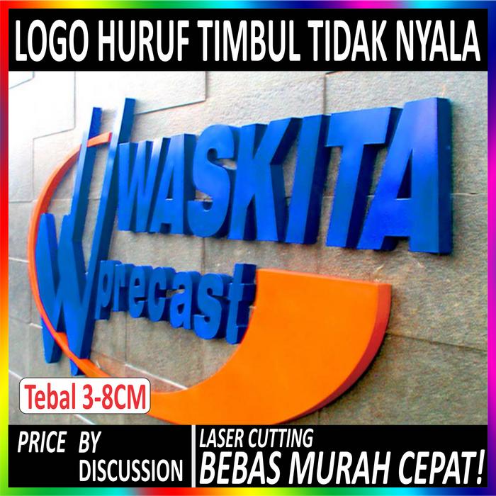 Gambar Huruf Timbul & Logo Timbul 3D NYALA LED Berbagai Macam Model - Tidak Nyala dari AcrylicWorks undefined Tokopedia