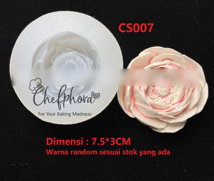 Gambar Cetakan Silikon Aneka Bunga Flower 3D Lilin Sabun Mawar Peony Fondant - CS007 dari Chefphora Bakeware undefined Tokopedia