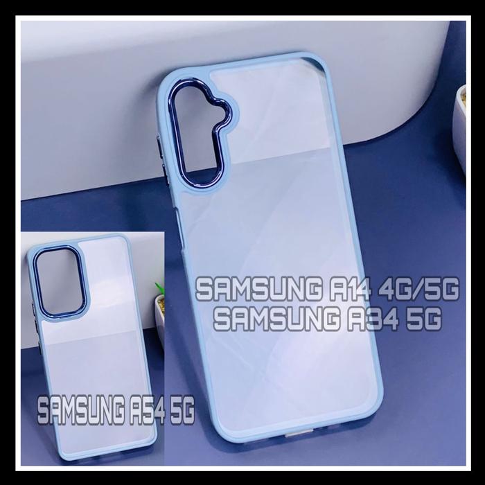Gambar SAMSUNG GALAXY A34 / A54 / A14 5G 4G CASE ELECTRO HYBRID ORIGINAL PC - BIRU MUDA., SAMSUNG A54 5G dari Best Accesories Hp undefined Tokopedia