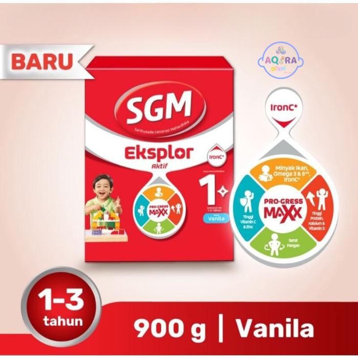 Gambar SGM Explor 1+ 900 Gram Vanila - Susu Formula dari Toko Susu AQIRA undefined Tokopedia